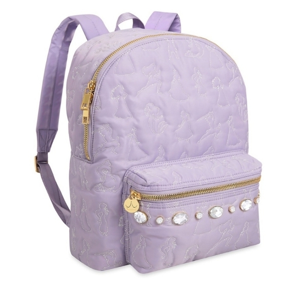 Stoney Clover Lane Disney Princess Royal Treatment Classic Backpack Lavender - Picture 2 of 15